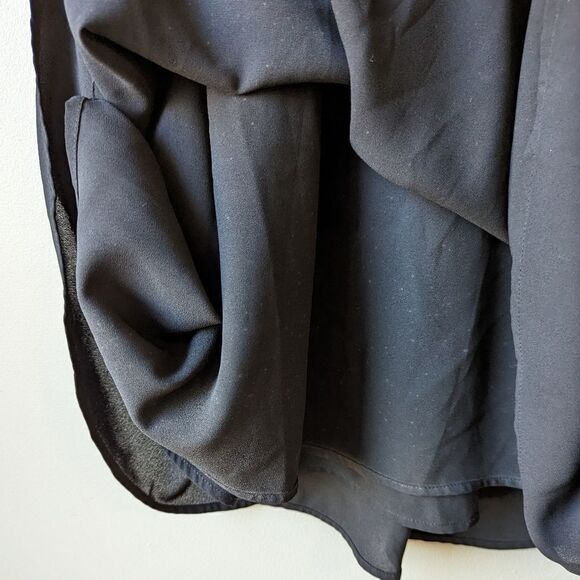 Aritzia Babaton Black Mini Dress - 90s Sweetheart Neck Racerback Women's Sz S - Picture 6 of 9